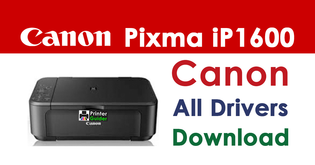 canon ip1600 driver for mac